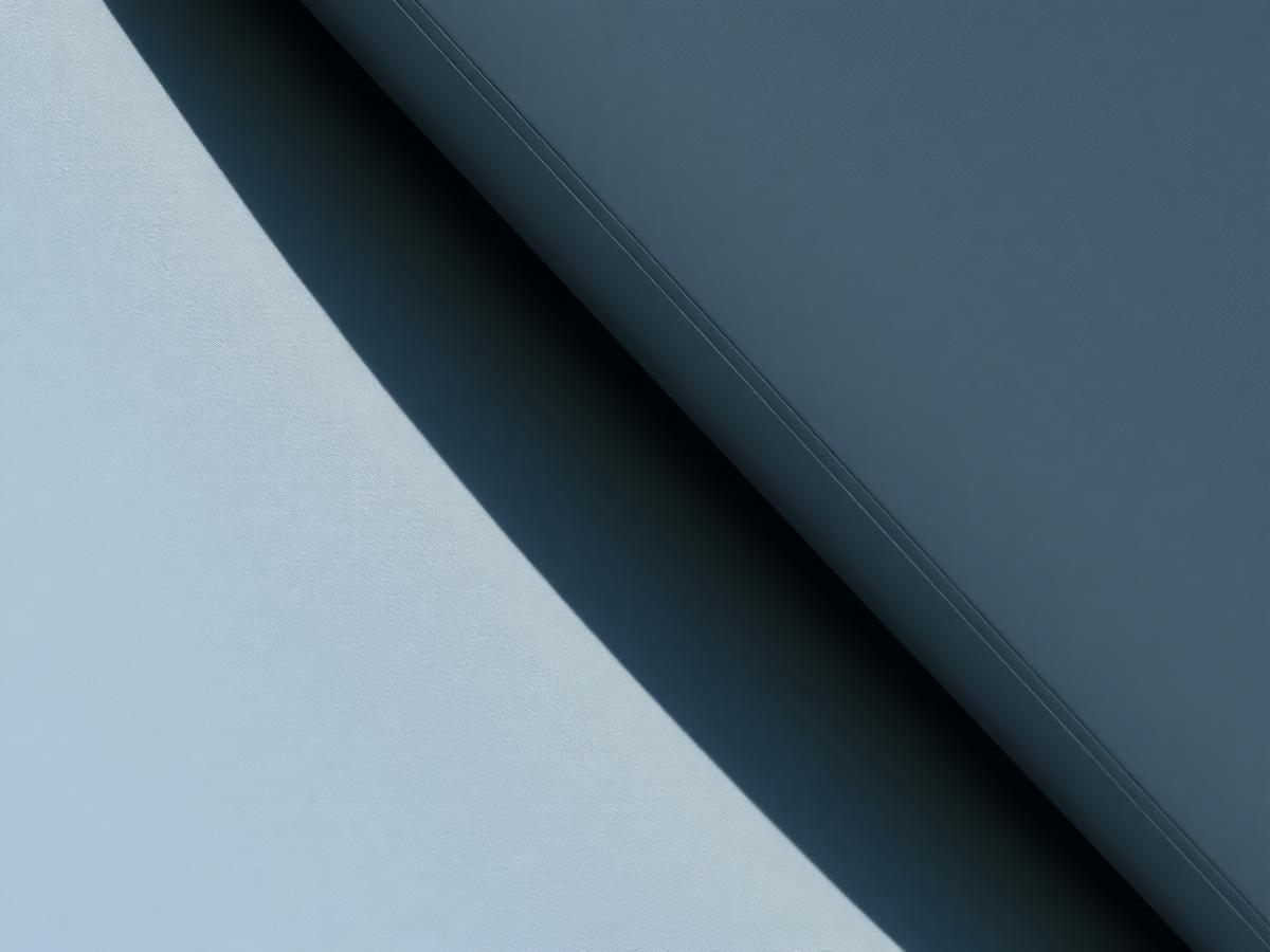 Taut coated outdoor tent fabric panel showing seam and tension detail in daylight